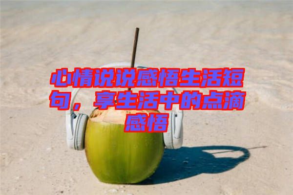 心情說(shuō)說(shuō)感悟生活短句，享生活中的點(diǎn)滴感悟