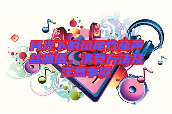 月光下的鳳尾竹葫蘆絲曲譜，演奏方法及注意事項(xiàng)