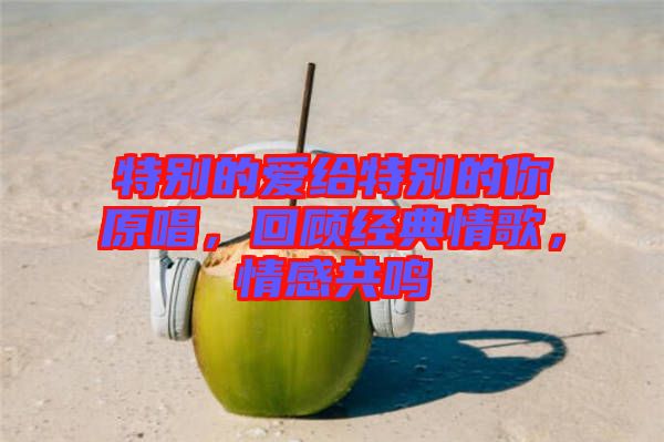 特別的愛(ài)給特別的你原唱，回顧經(jīng)典情歌，情感共鳴