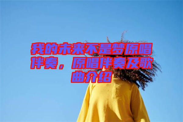 我的未來不是夢原唱伴奏，原唱伴奏及歌曲介紹