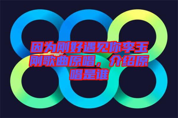 因?yàn)閯偤糜鲆?jiàn)你李玉剛歌曲原唱，介紹原唱是誰(shuí)