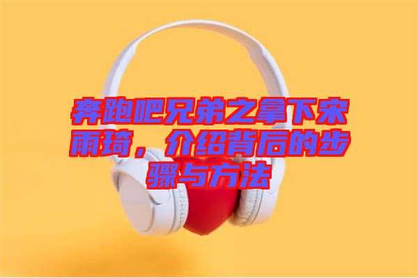 奔跑吧兄弟之拿下宋雨琦，介紹背后的步驟與方法