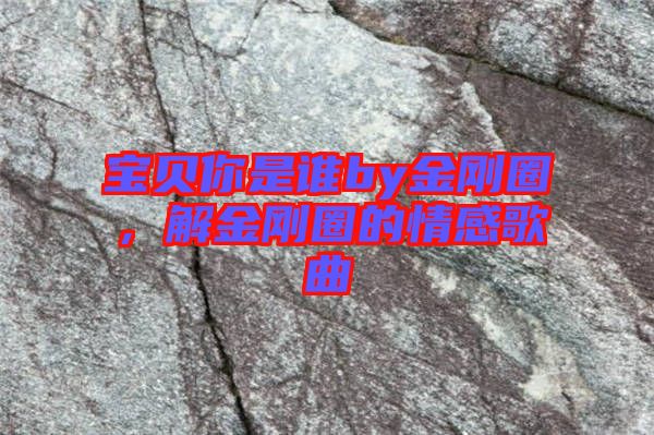 寶貝你是誰by金剛?cè)?，解金剛?cè)Φ那楦懈枨? width=