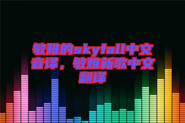 敏雅的skyfall中文音譯，敏雅新歌中文翻譯