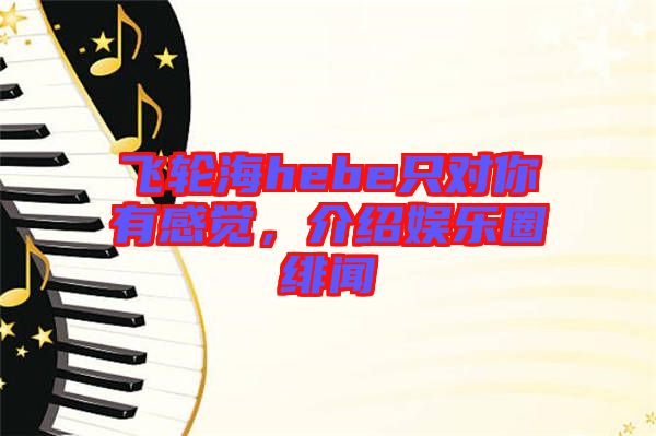 飛輪海hebe只對(duì)你有感覺，介紹娛樂圈緋聞