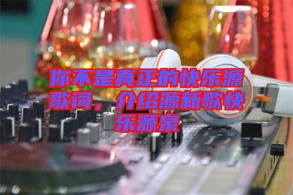 你不是真正的快樂源歌詞，介紹源新歌快樂源泉