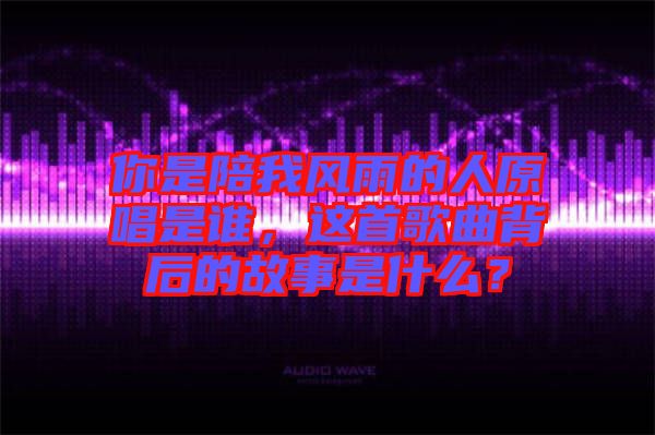 你是陪我風(fēng)雨的人原唱是誰(shuí)，這首歌曲背后的故事是什么？