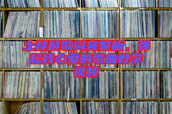 土琵琶歌詞完整版，彈起我心愛的歌曲教學(xué)視頻