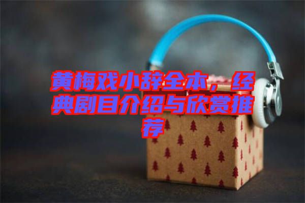 黃梅戲小辭全本，經(jīng)典劇目介紹與欣賞推薦